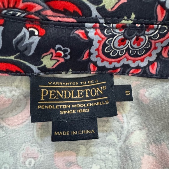 Pendleton Lightweight Floral Full Zip Jacket Size Small - Picture 4 of 7